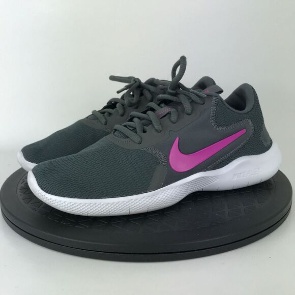 Nike Flex Experience RN 9 Gray/Purple Running Shoes CD0227-002 Women's Size 7 - Picture 1 of 12